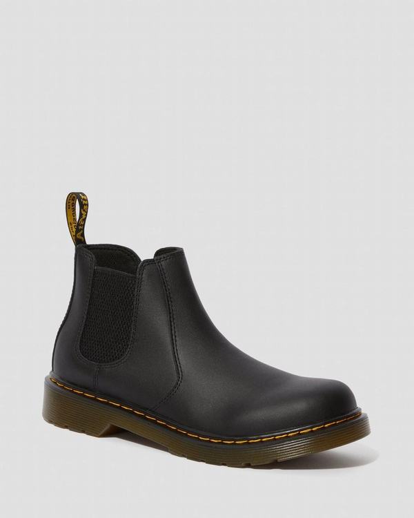 Dr Martens Dětské Chelsea Boty Youth 2976 Softy T Černé, CZ-204356